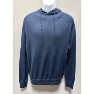 Good Man Brand Extrafine Merino Classic Goodie Sweatshirt Navy Blue Large